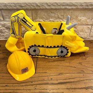 Same Day Shipping NWT Excavator Construction Worker Yellow Halloween Costume